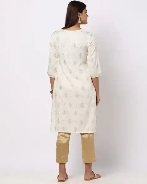 WOMENS KURTHI WHITE
