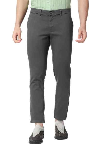 BASICS Mens DARK GREY TAPERED TROUSER 23BTR50271 FF