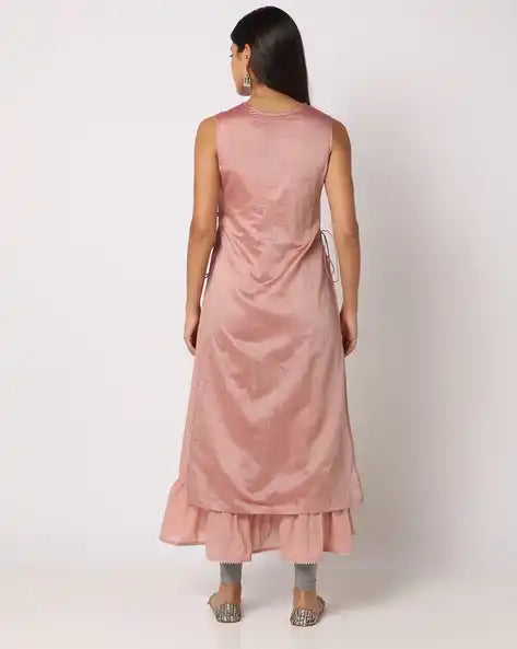 WOMENS KURTHI BABY PINK