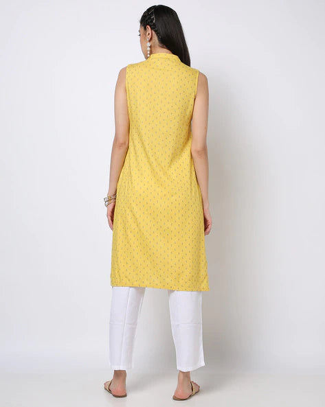 WOMENS KURTHI YELLOW