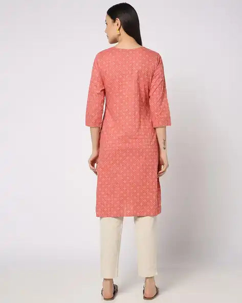 WOMENS KURTHI PINK