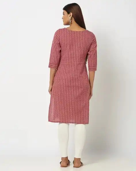 WOMENS KURTHI PINK