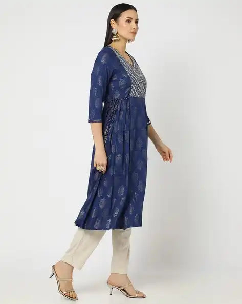 WOMENS KURTHI BLUE