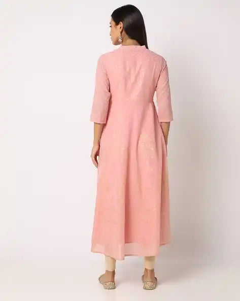 WOMENS KURTHI BABY PINK