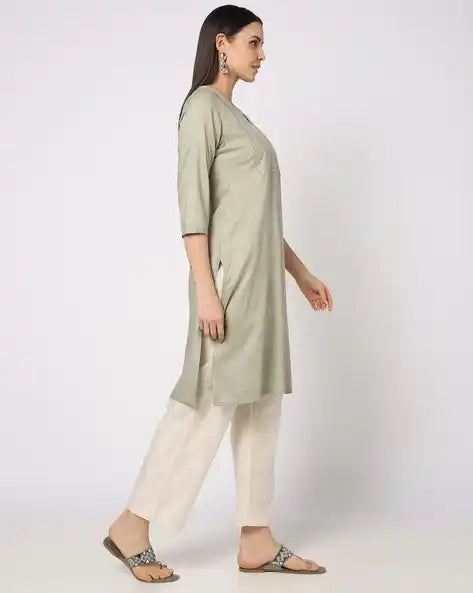 WOMENS KURTHI GREY