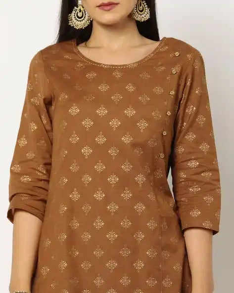WOMENS KURTHI BROWN