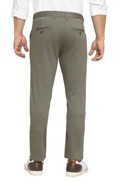 BASICS Mens LIGHT GREEN TAPERED TROUSER 23BTR51559 FF