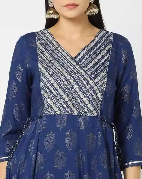 WOMENS KURTHI BLUE