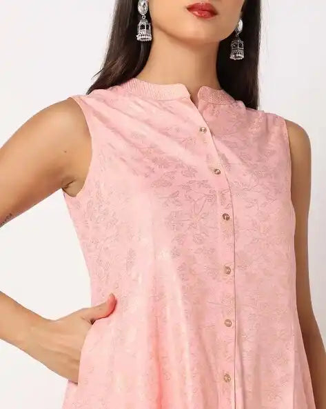 WOMENS KURTHI BABY PINK