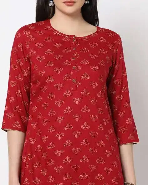 WOMENS KURTHI RED