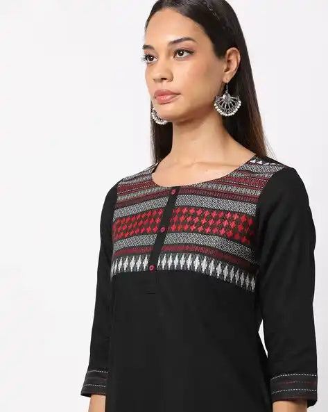 WOMENS KURTHI BLACK