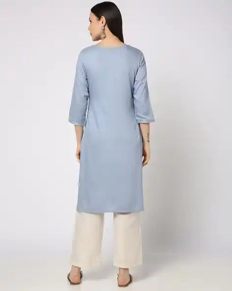 WOMENS KURTHI BLUE