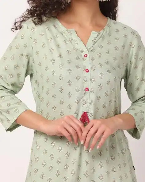 WOMENS KURTHI GREEN