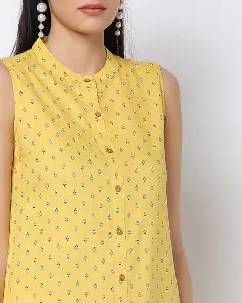 WOMENS KURTHI YELLOW