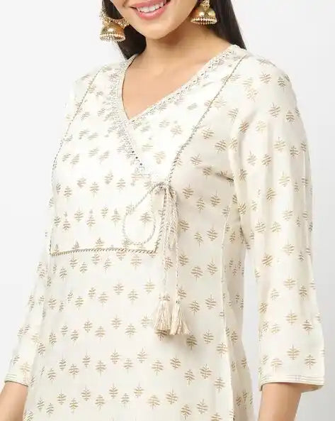 WOMENS KURTHI WHITE