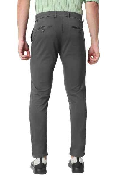 BASICS Mens DARK GREY TAPERED TROUSER 23BTR50271 FF