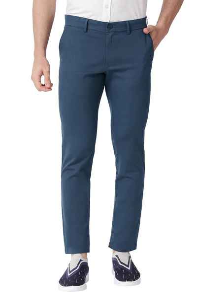 BASICS Mens NAVY TAPERED TROUSER 23BTR50193 FF