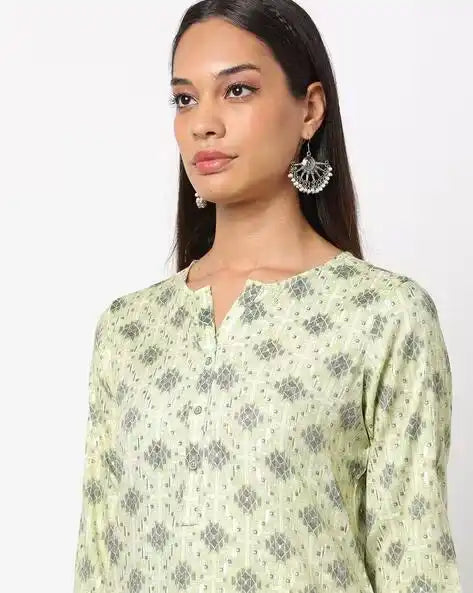 WOMENS KURTHI MINT GREEN