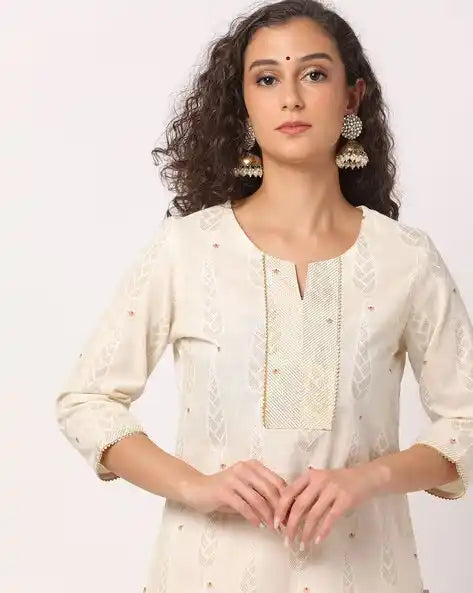WOMENS KURTHI WHITE