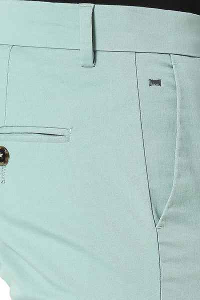 BASICS Mens MID GREEN TAPERED TROUSER 23BTR50171 FF