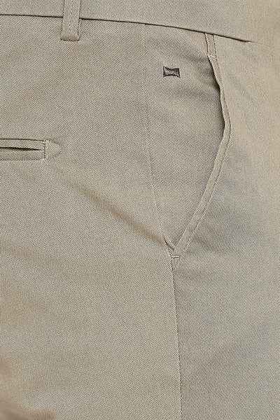 BASICS Mens LIGHT BROWN TAPERED TROUSER 23BTR51611 FF
