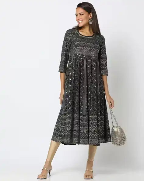 WOMENS KURTHI GREY