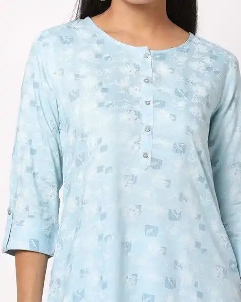 WOMENS KURTHI SKY BLUE