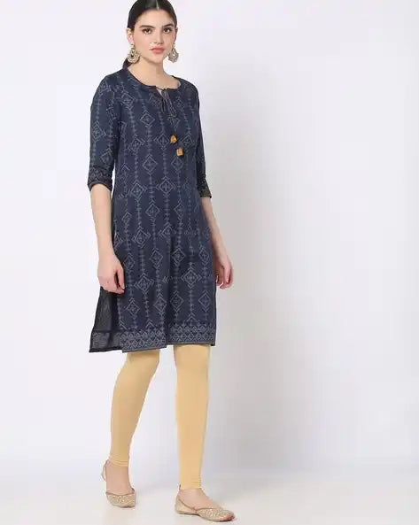 WOMENS KURTHI NAVY