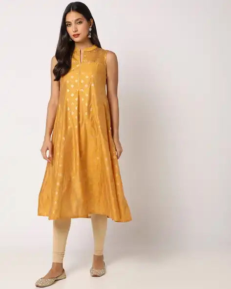WOMENS KURTHI TURMERIC YELLOW