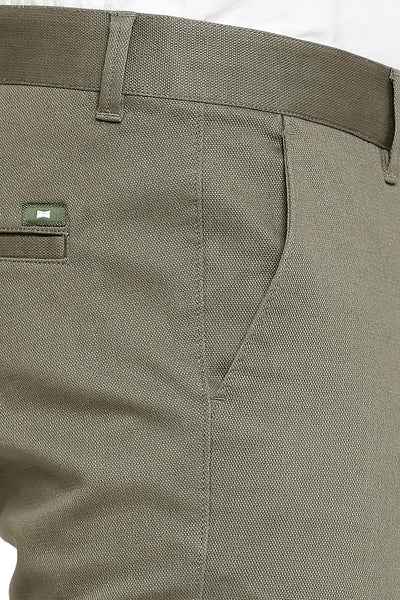 BASICS Mens LIGHT GREEN TAPERED TROUSER 23BTR51559 FF