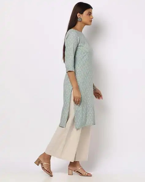 WOMENS KURTHI MILD BLUE