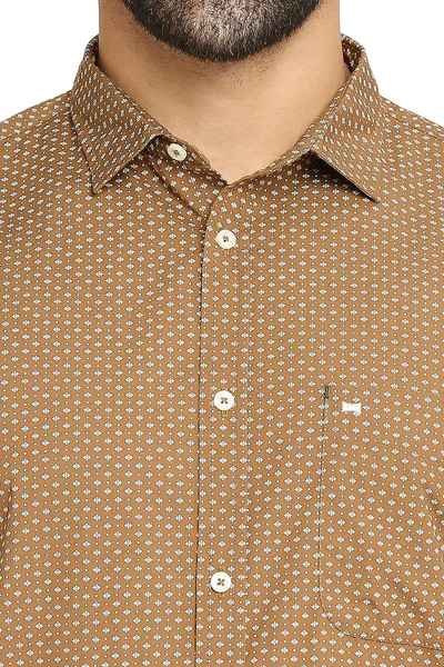 BASICS Mens KHAKI SLIM SHIRT 23BSH51910 HS