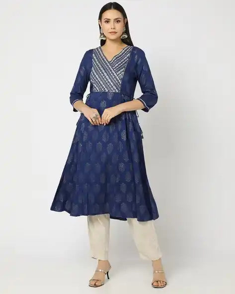 WOMENS KURTHI BLUE