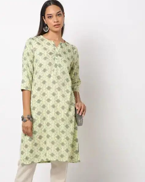 WOMENS KURTHI MINT GREEN