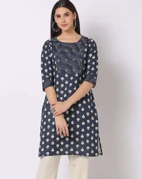 WOMENS KURTHI BLUE