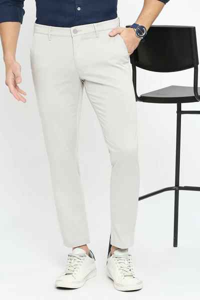 BASICS Mens GREY TAPERED TROUSER 23BTR52954 FF