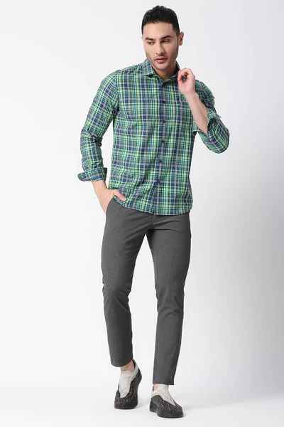 BASICS Mens DARK GREY TAPERED TROUSER 23BTR50306 FF