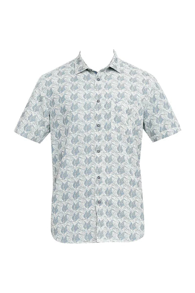 BASICS Mens BLUE SLIM SHIRT 23BSH51923 LS