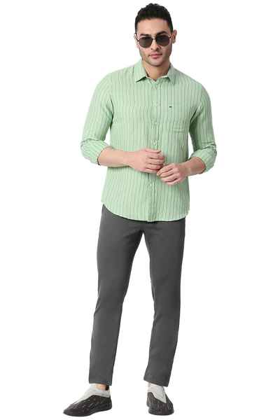 BASICS Mens DARK GREY TAPERED TROUSER 23BTR50271 FF