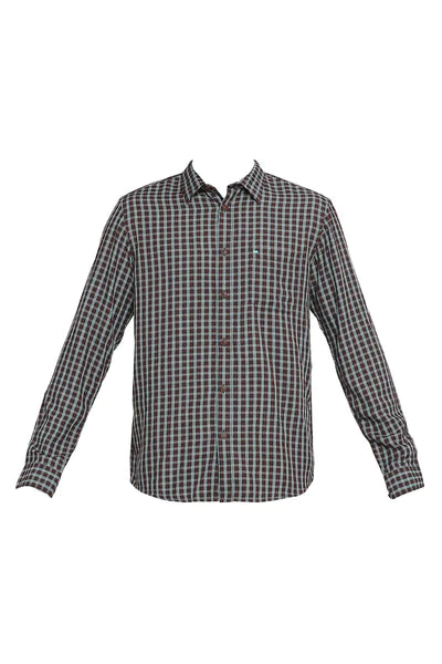 BASICS Mens WINE SLIM SHIRT 23BSH51534 LS