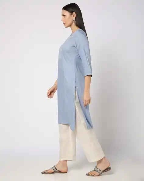WOMENS KURTHI BLUE