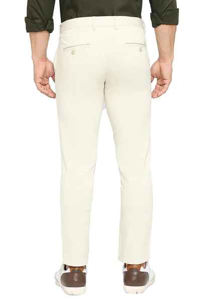 BASICS Mens ECRU TAPERED TROUSER 23BTR51570 FF