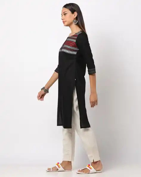 WOMENS KURTHI BLACK