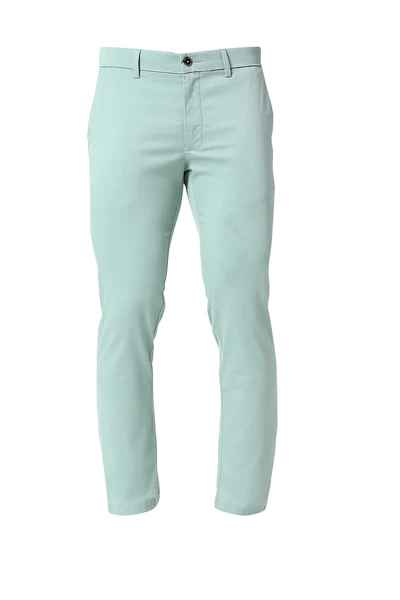BASICS Mens MID GREEN TAPERED TROUSER 23BTR50171 FF