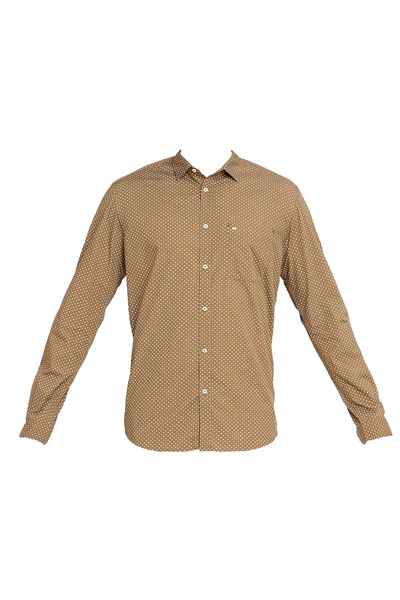 BASICS Mens KHAKI SLIM SHIRT 23BSH51910 HS