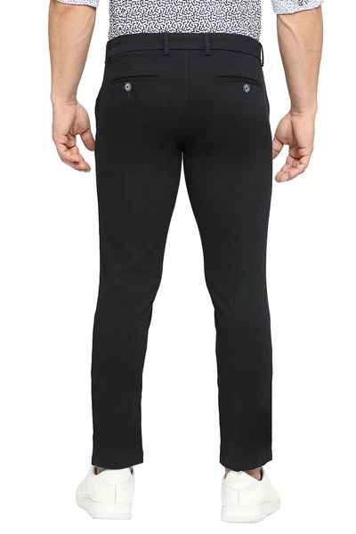 BASICS Mens NAVY TAPERED TROUSER 23BTR51618 FLATFRONT