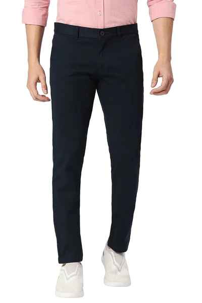 BASICS Mens NAVY TAPERED TROUSER 23BTR51391 FF