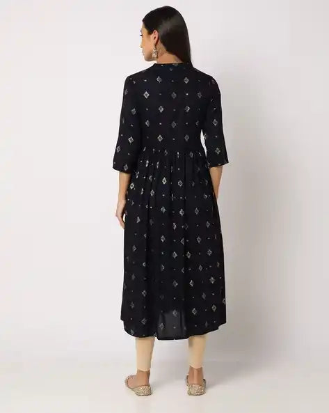 WOMENS KURTHI BLACK