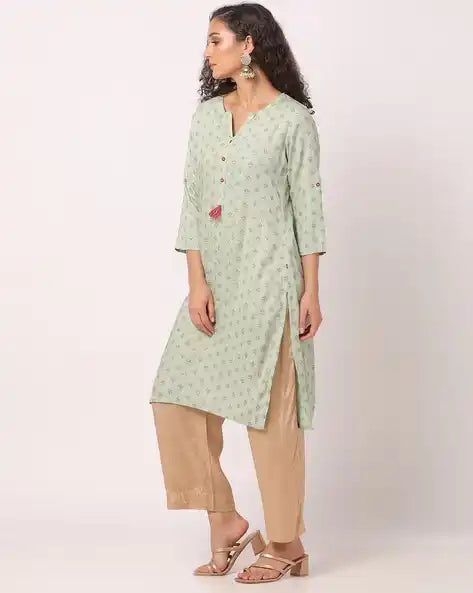 WOMENS KURTHI GREEN