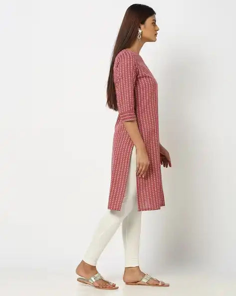 WOMENS KURTHI PINK